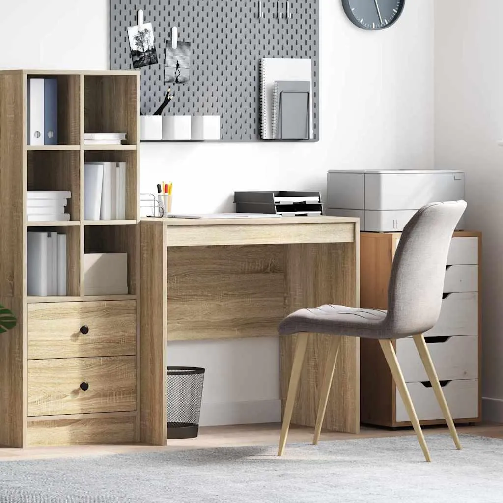 Scrivania per Bambini e Ufficio vidaXL Rovere Sonoma 80x50x76 cm - 2