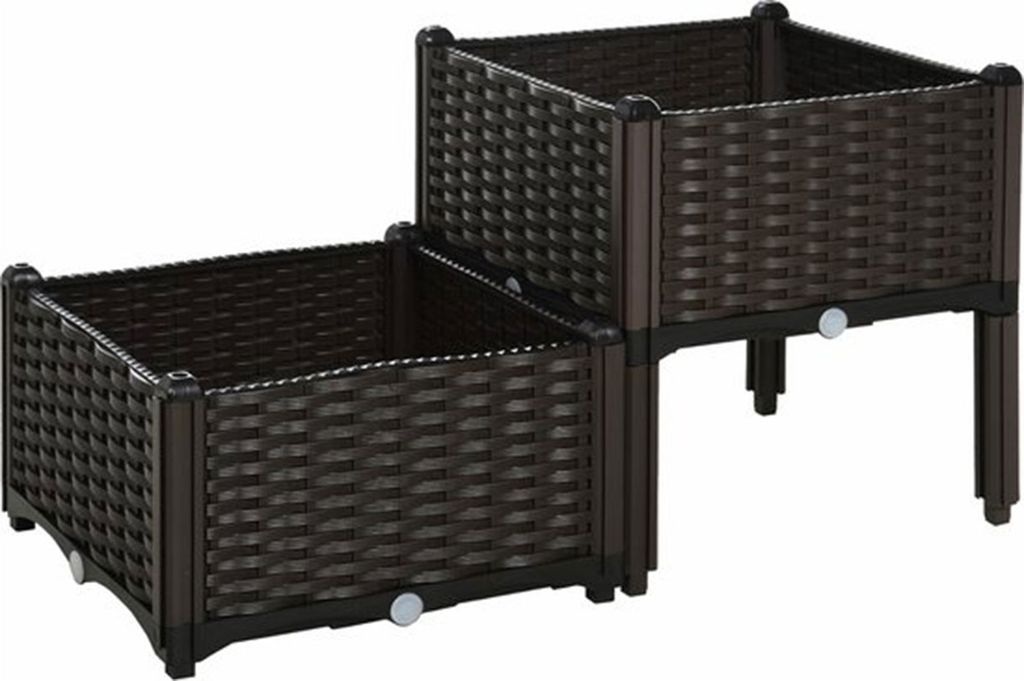 Vyvýšený ratanový truhlík 845-290V01 Obrázek produktu 