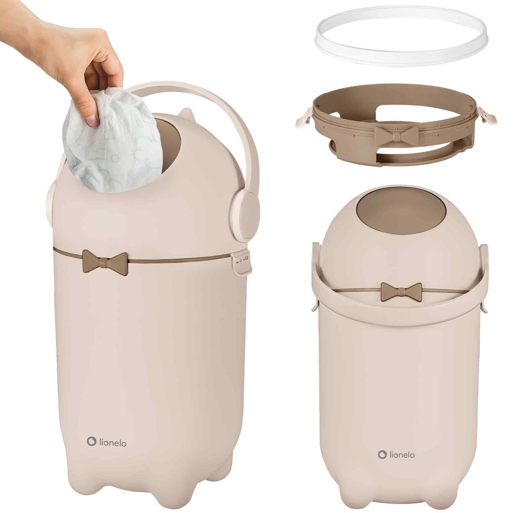 Poubelle à couches Lionelo Purebin 10 L, anti-odeurs, Image du produit 