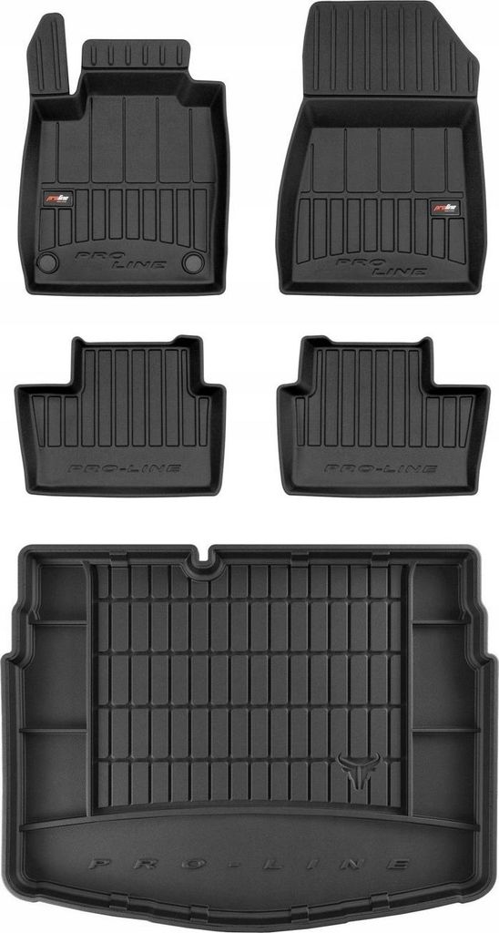 SET 3D Gummimatten Kofferraummatte Nissan Juke 2 ab 2019-