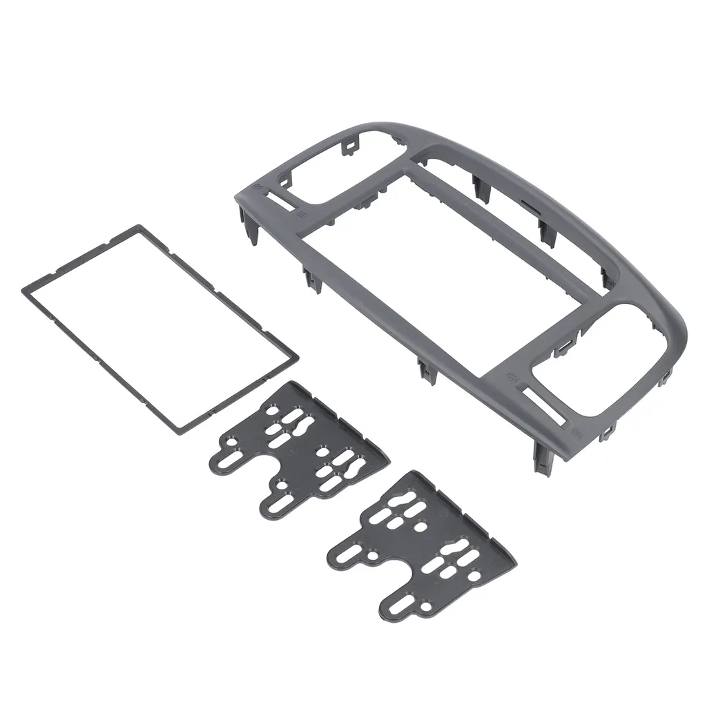 Façade autoradio robuste avec cadre de support pour navigation GPS 2DIN