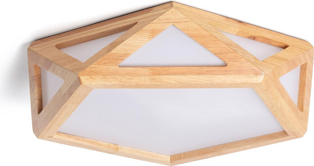 LED-Deckenleuchte 20W Holz CCT Wählbar Altigen Holz Produktbild 