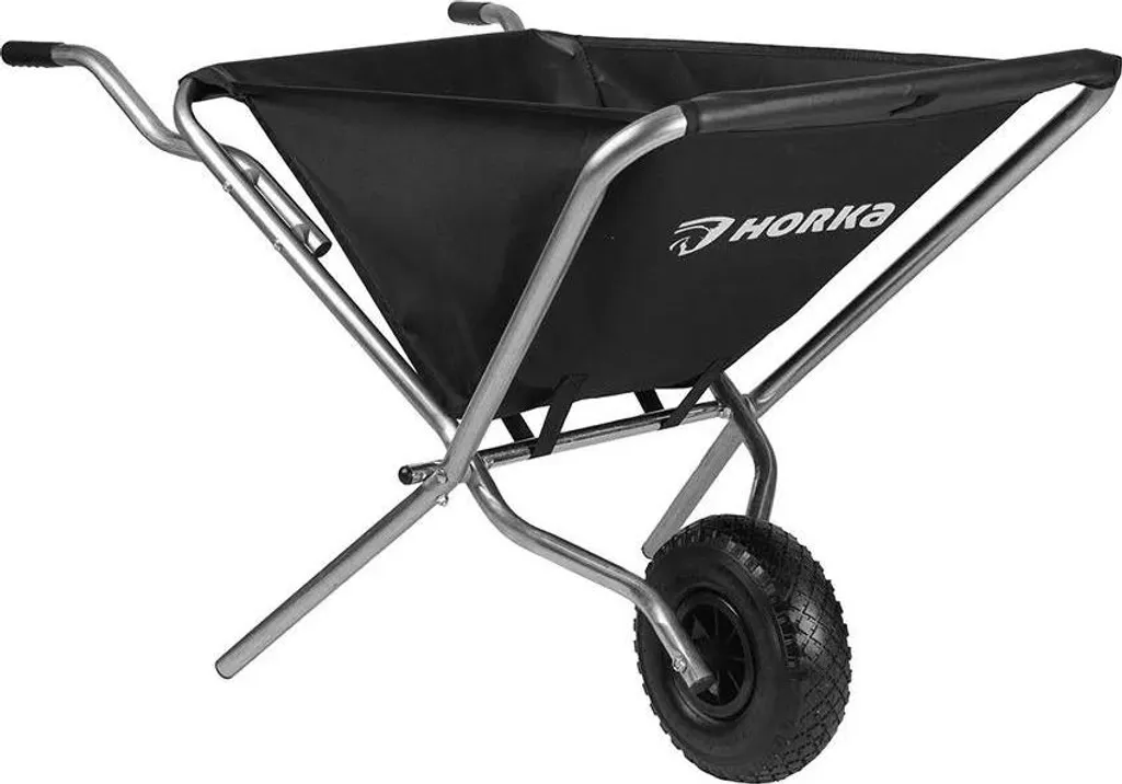 Brouette Pliable Horka Argent : Fini l'Encombrement dans votre Garage