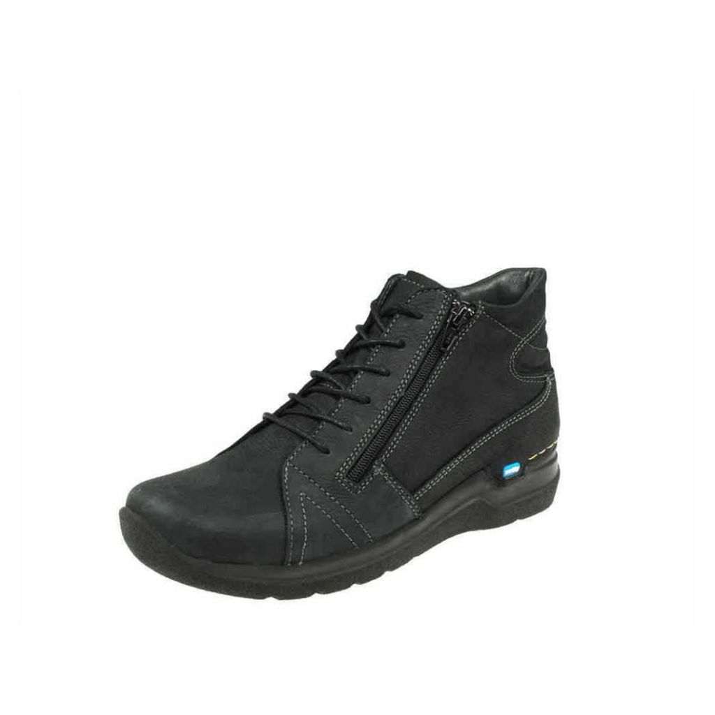 Wolky Why Schnürschuhe Hoch - Schwarz - Größe 37