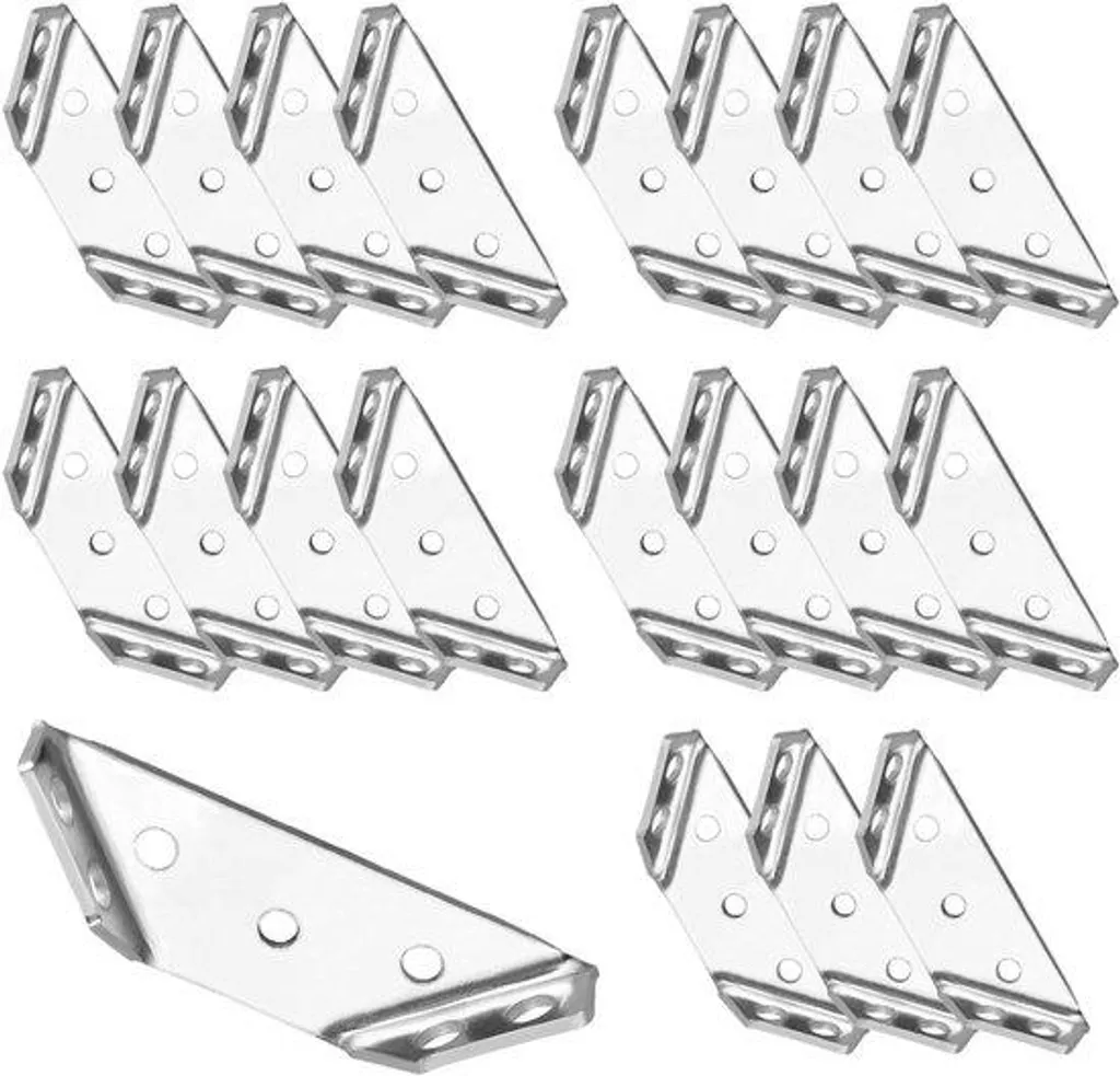 Fixations inox pour meubles bois - Stop aux étagères instables argent