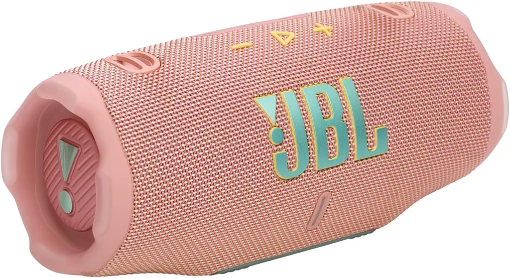 Fini les Pannes avec la JBL Charge 6 Rose - Son Haute Qualité et Charge