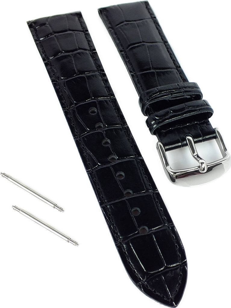 Casio Edifice Chronograph Uhrenarmband 22mm Leder schwarz EFR-526L