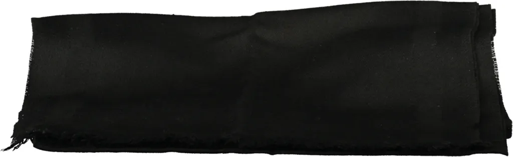 Écharpe homme Calvin Klein noire anti-irritation taille unique