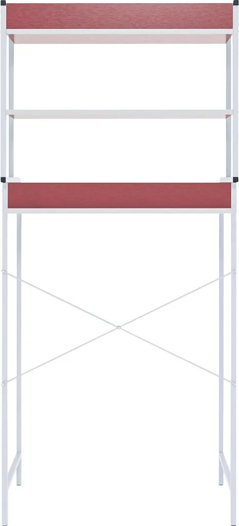 Étagère à linge métallique blanche pour optimiser les petits espaces - 6