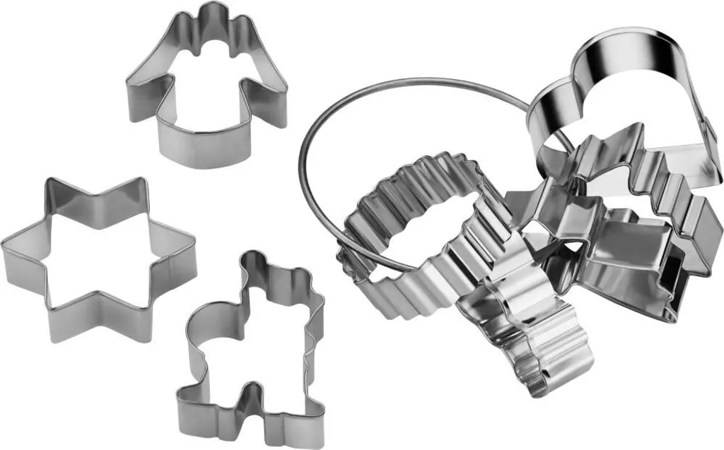 Thermohauser 8300032188 - Set di Formine per biscotti in acciaio inox