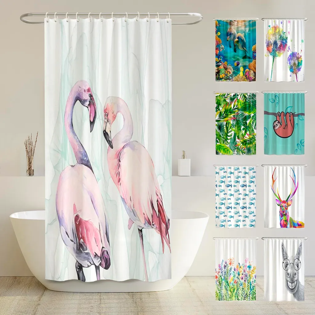Rideau de douche anti-moisissure 120x200 qui ne colle pas à la peau