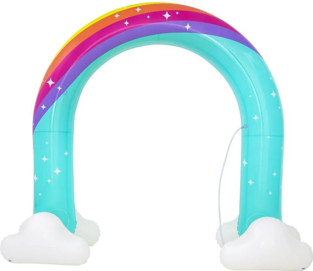 Jeux d'Eau Enfant Jardin Arc-en-ciel Géant pour se Rafraîchir l'Été +2