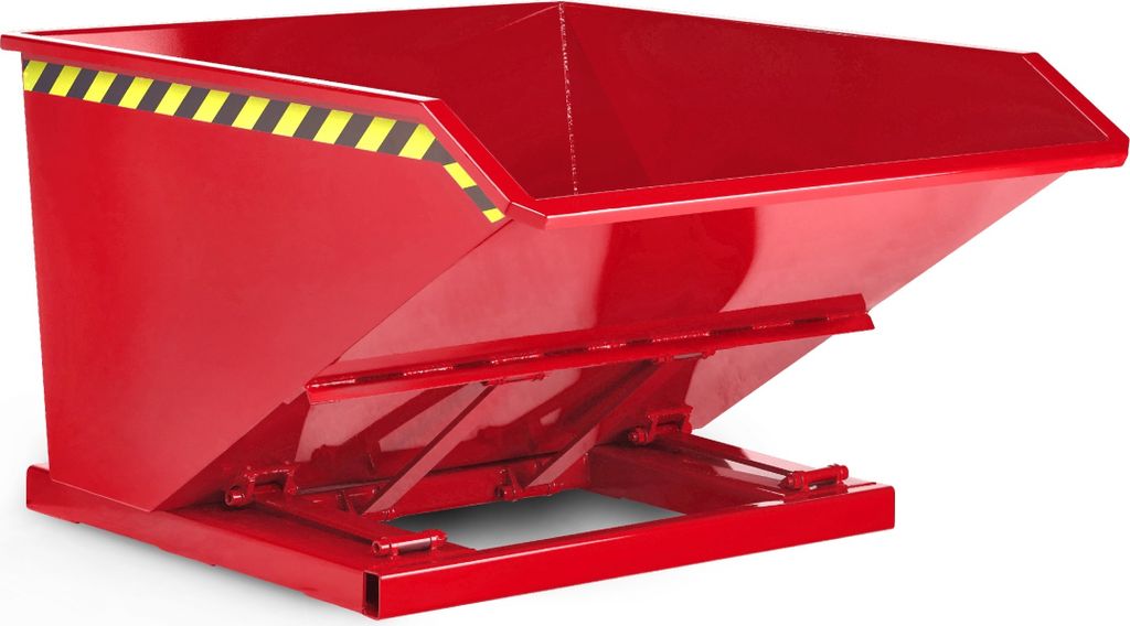 RR Industrietechnik Muldenkipper Typ RTK-50 830x1450x780mm 500dm³ RAL 3000 Feuerrot