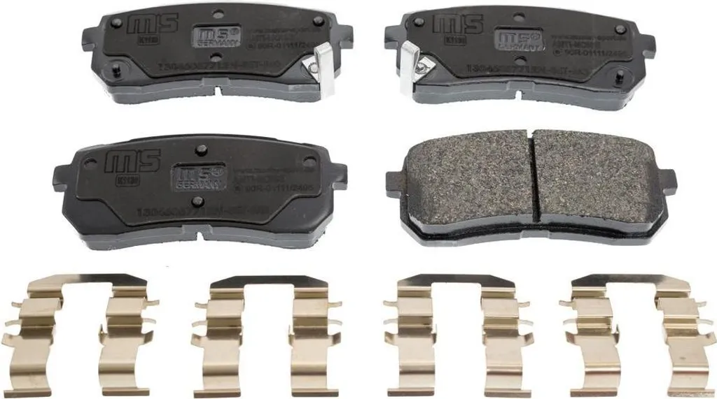 Jeu de 4 plaquettes de frein arrière pour HYUNDAI ix55 série MS 13046