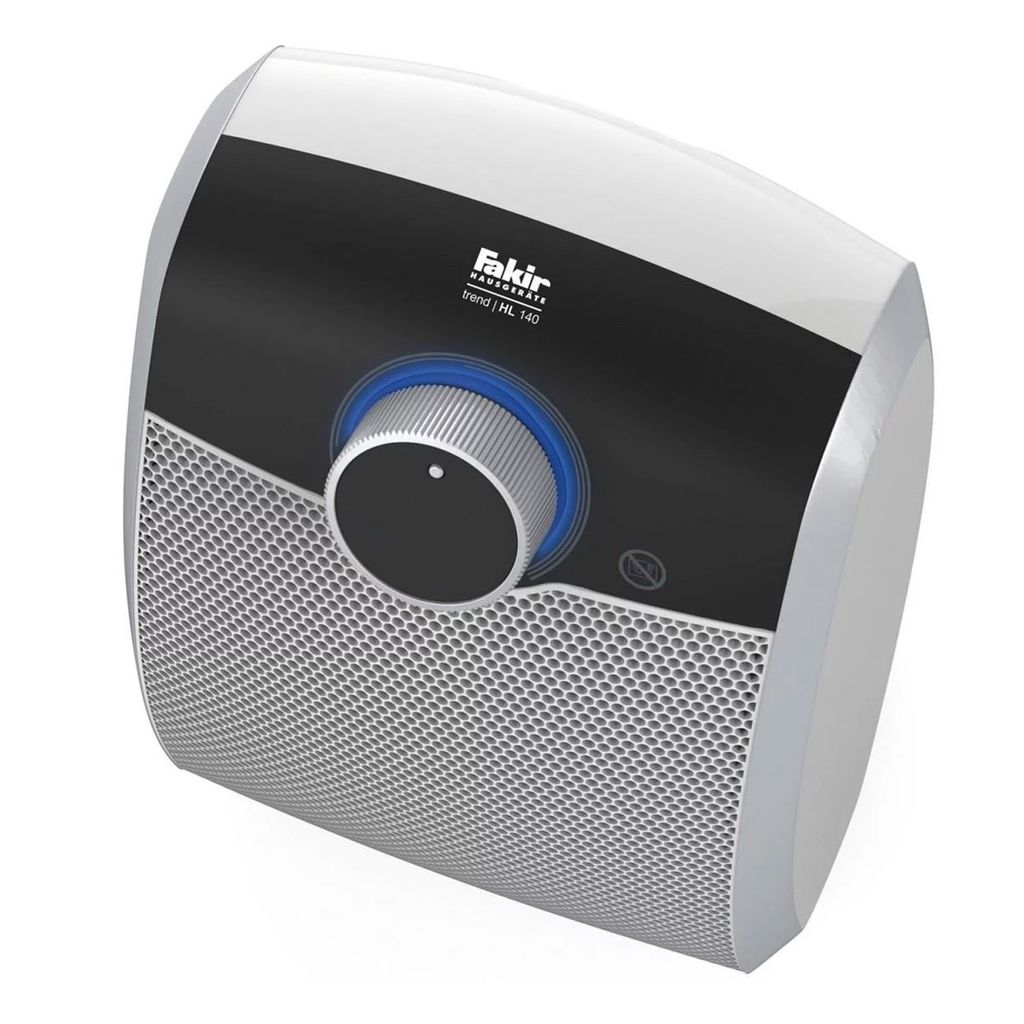 Fakir Trend HL 140 Heizlüfter Silber/Weiß - 900 / 1800 Watt Produktbild 2