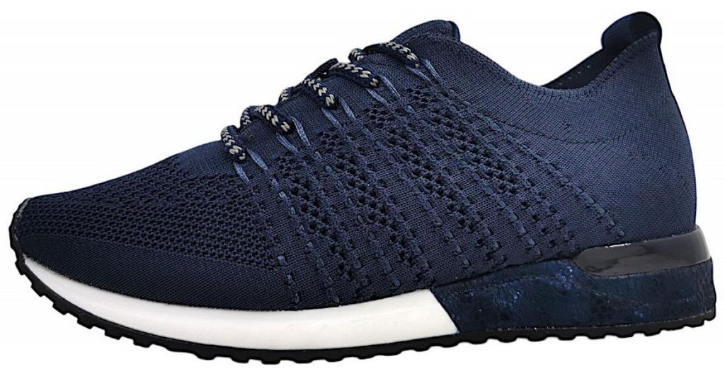 La Strada q Damenschuhe Schnürschuhe Sportive Schnürer Blau Freizeit, Schuhgröße:38 EU