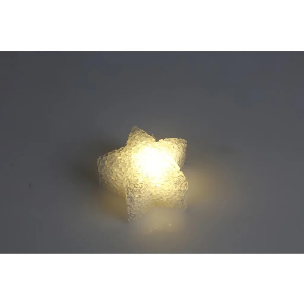 Décoration Table Noël : 24 Étoiles Lumineuses LED Prêtes à l'Emploi