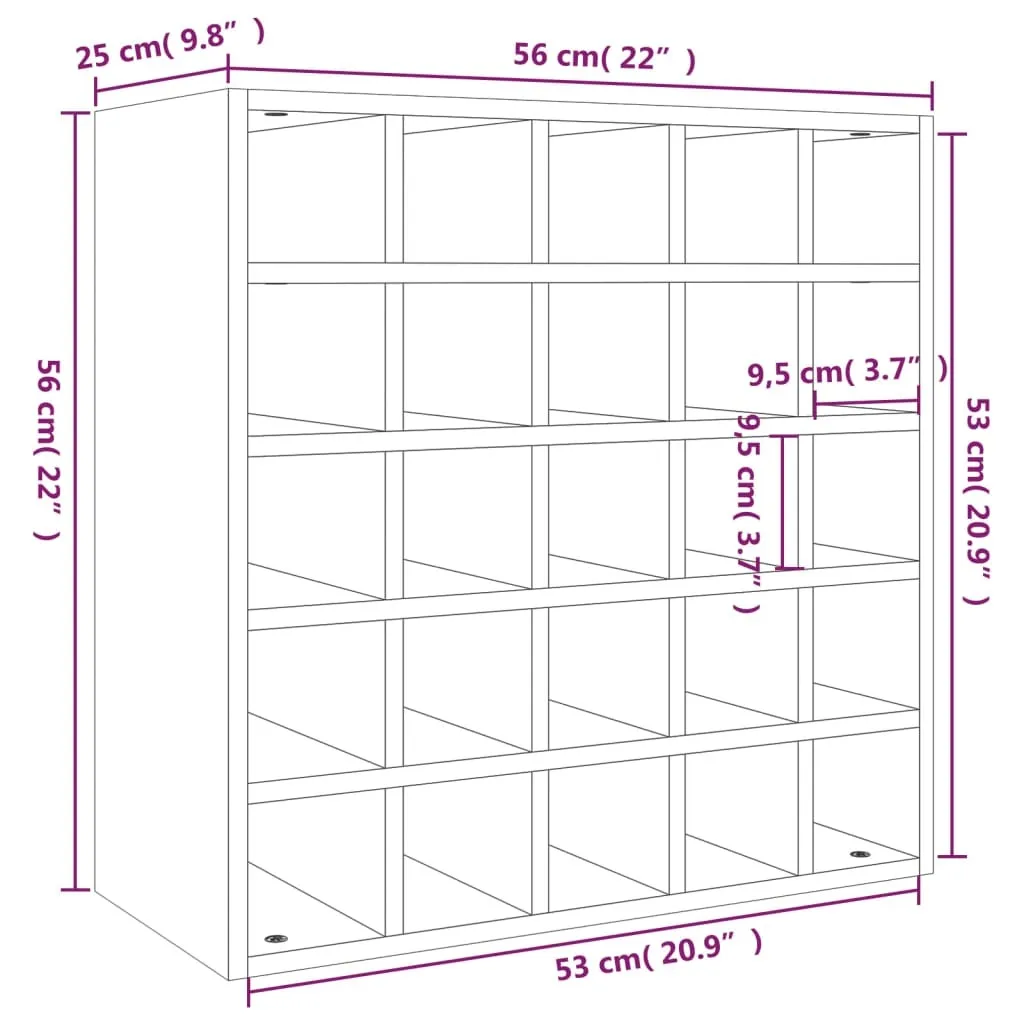 Cantinetta Fai-da-te Legno Pino Bianco 56x25x56 | Personalizzabile - 8