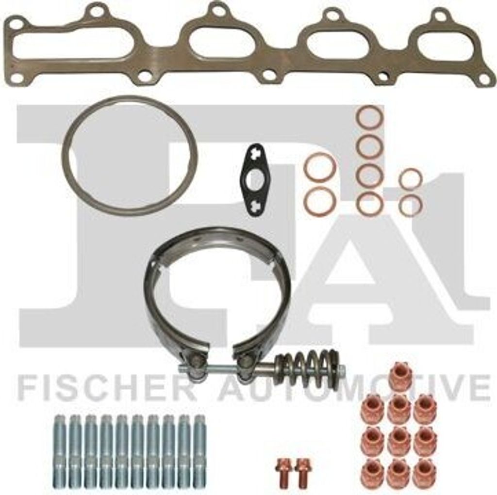 FA1 KT120010 Montagesatz Turbolader für OPEL ZAFIRA B (A05) Astra H Caravan (A04) Astra H Schrägheck (A04) Astra G CC (T98) Zafira A (T98) Astra ...