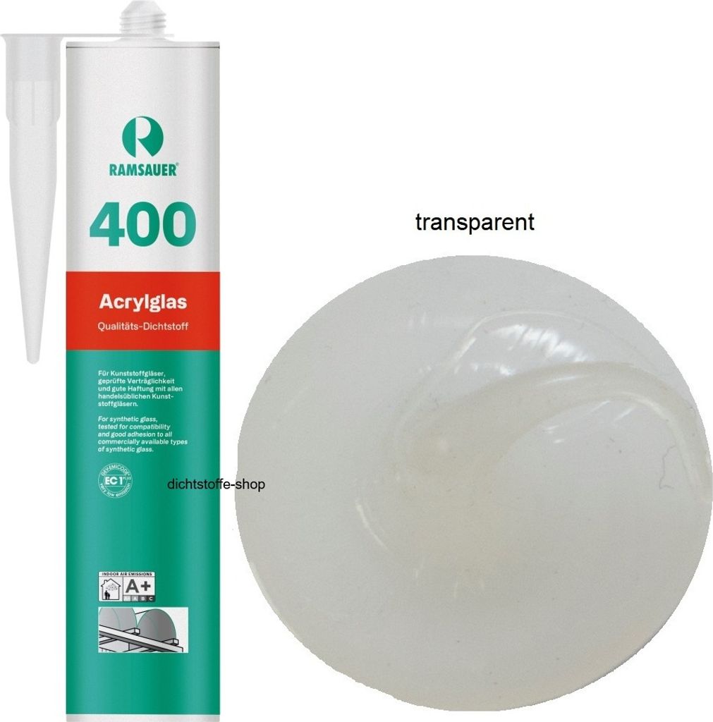 Ramsauer 400 Acrylglas Silikon transparent 1K Silikon Produktbild 
