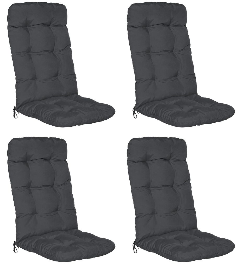 Beautissu Set di 4 cuscini per sedie a schienale alto Flair Immagine del prodotto 