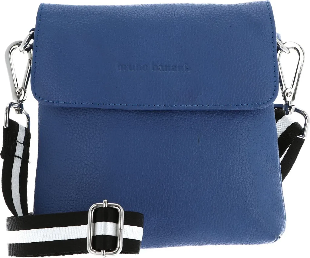 Sac bandoulière bleu bruno banani | Sac à épaule moderne en cuir