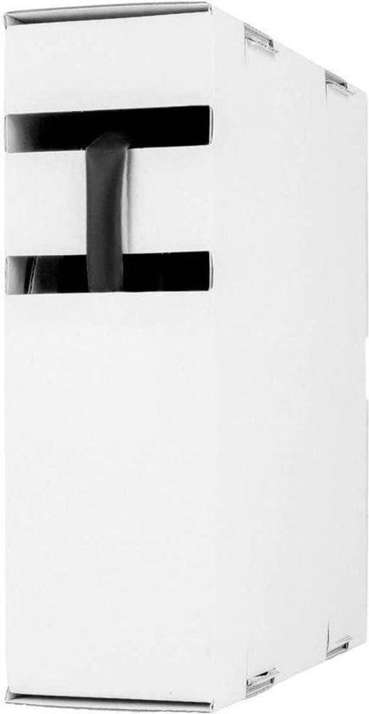 Schwarze Krimpkous 1270mm 2:1 8m