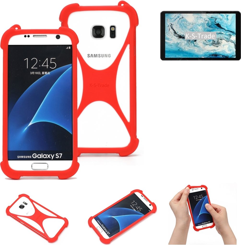 K-S-Trade Handy-Hülle kompatibel mit Huawei Enjoy 20 5G Schutz-Hülle Bumper Silikon Schutz Hülle Cover Case Silikoncase Silikonbumper TPU Softcase