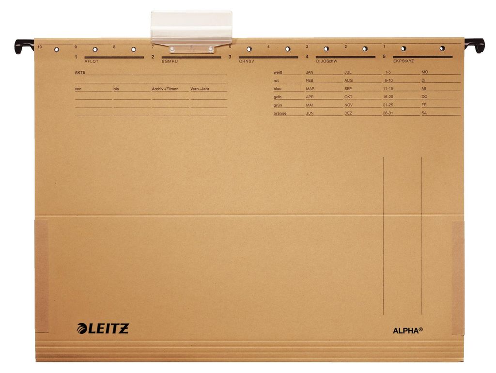 Leitz ALPHA Hanging File Folders, 270 mm