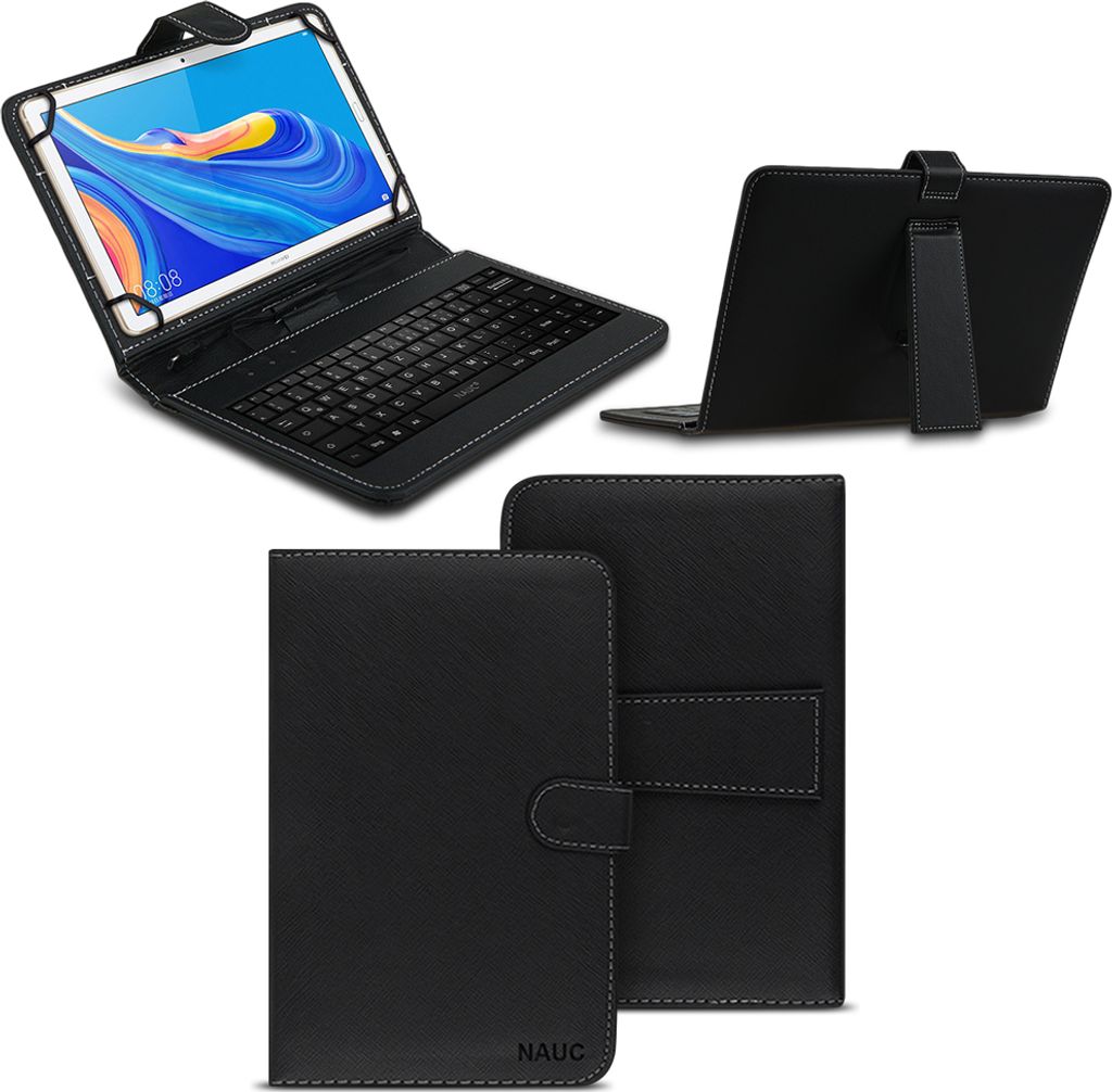 Schutzhülle Huawei MediaPad M6 10.8 Tastatur Hülle Tasche QWERTZ Keyboard USB