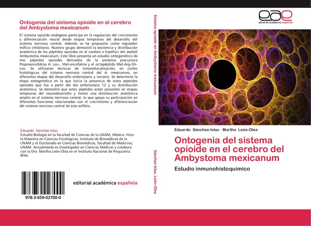Ontogenia del sistema opioide en el cerebro del Ambystoma mexicanum