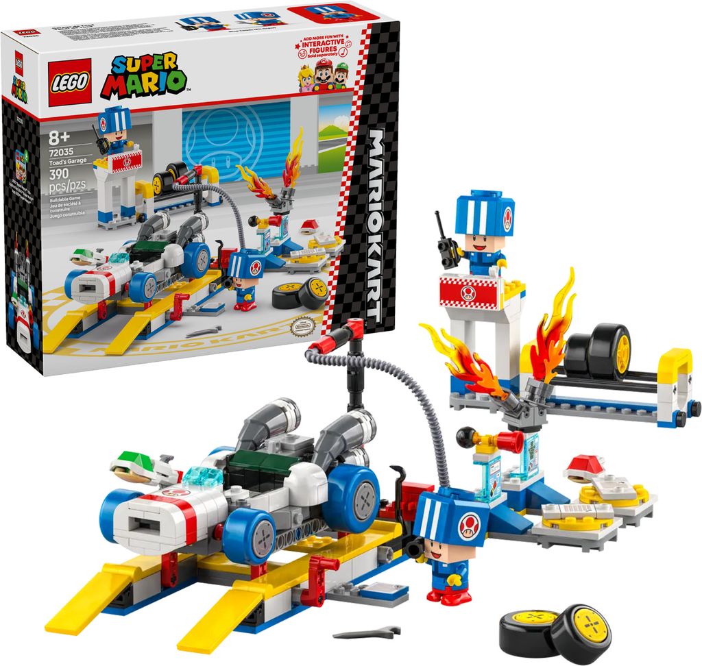LEGO Super Mario: Mario Kart – Werkplaats van de Toads, Productafbeelding 