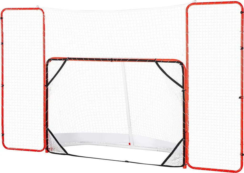 But de hockey anti-tirs manqués avec filet de protection acier - 9