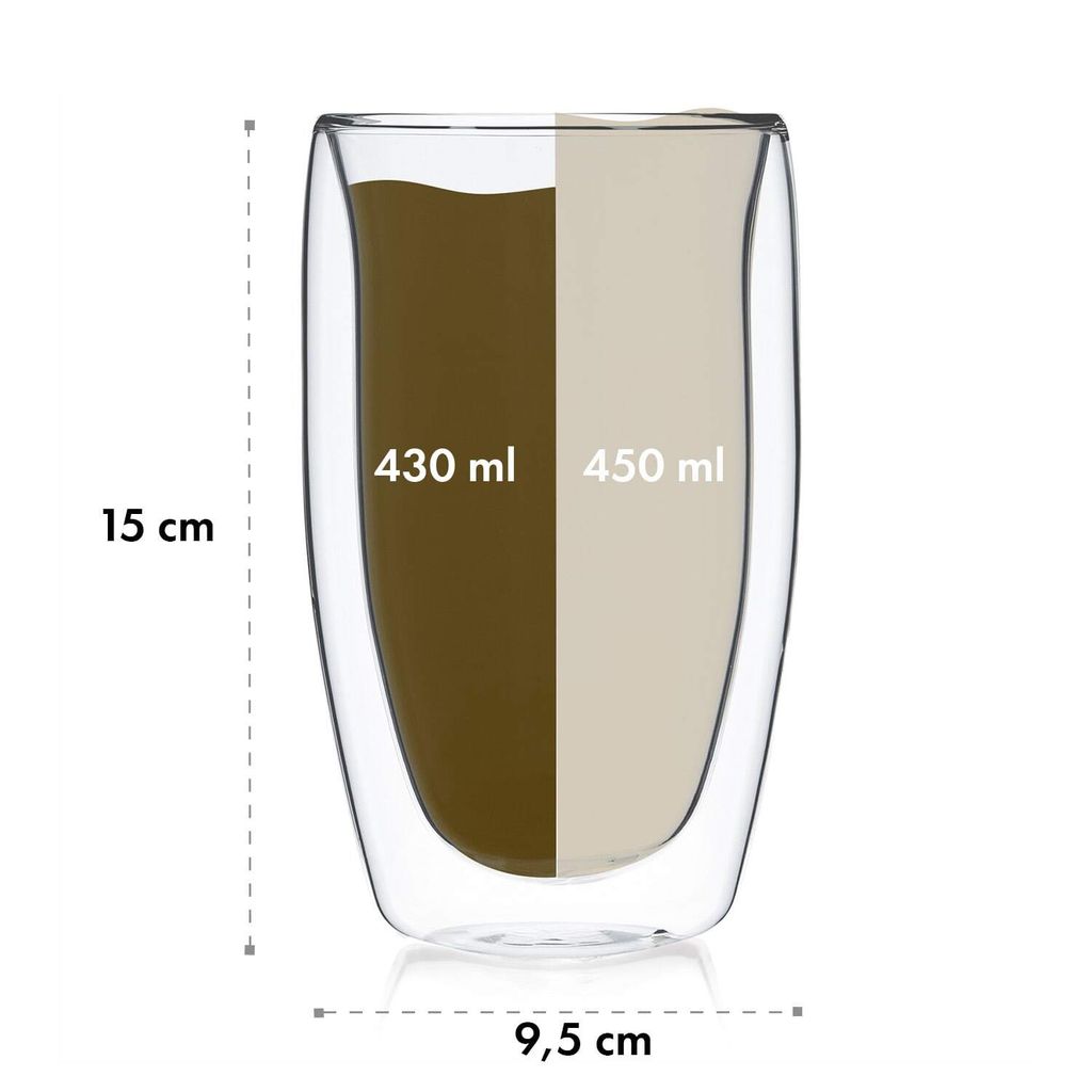 Glaswerk Latte Macchiato Gläser Doppelwandig, Gläser Set Produktbild 7