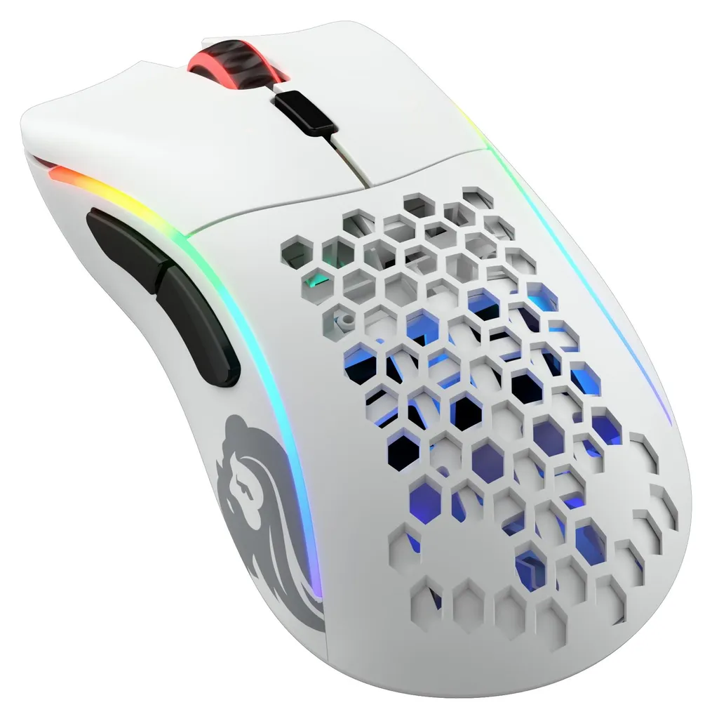 Souris gamer ergonomique Model D- sans fil blanche ultra-légère 67g