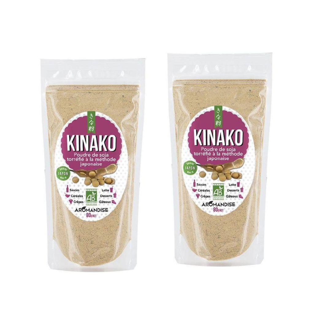 Ekologiczna prażona soja w proszku Kinako 400 g Zdjęcie produktu 