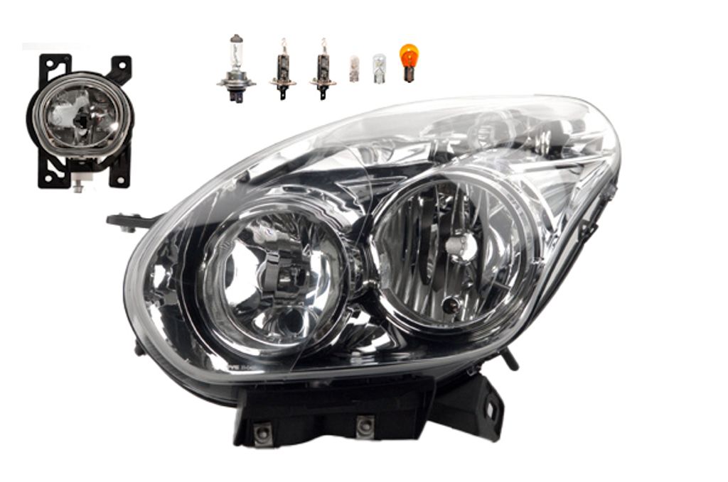 Johns, Scheinwerfer Halogen passend für Fiat Doblo 152 02/10-11/14 H7 H1 L +Nebel+Leuc. 51810672 1216704 95512505 51814483 1710056 95509566
