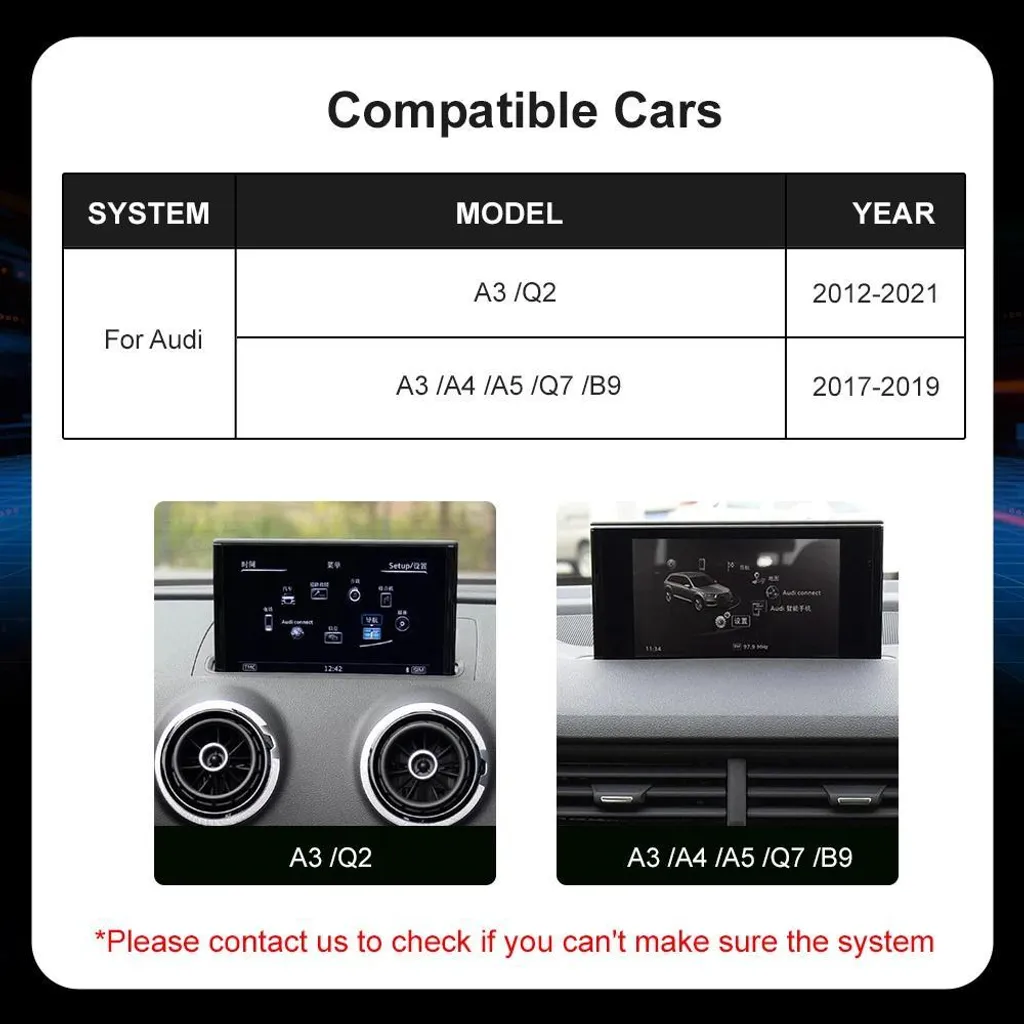 Module CarPlay sans fil et Android Auto Audi A4 A5 B9 Multimédia - 2