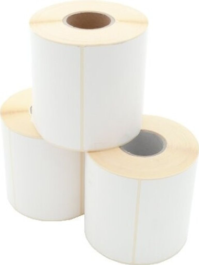 Etikettenrolle - Thermodirekt, 100 x 74mm, D113mm, Kern 40, 700 Etiketten/Rolle, permanent, perforiert