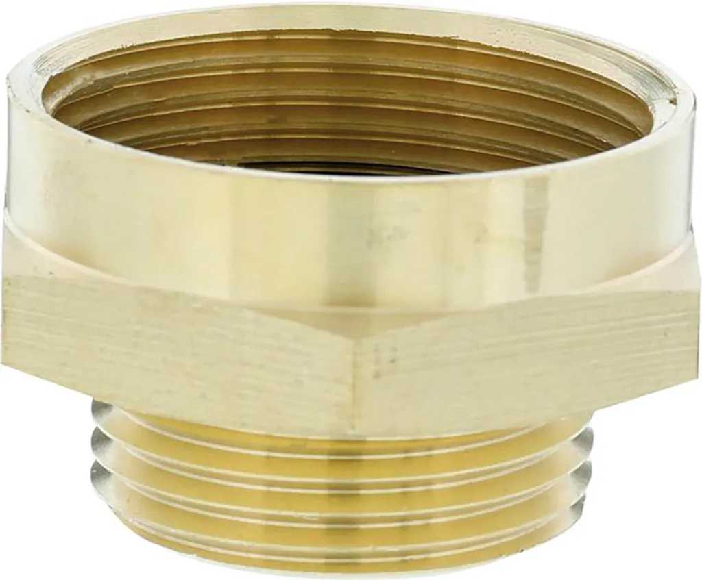Nipplo Gardena Ottone 1" a 1 1/4" per Pompe e Irrigazione Giardino