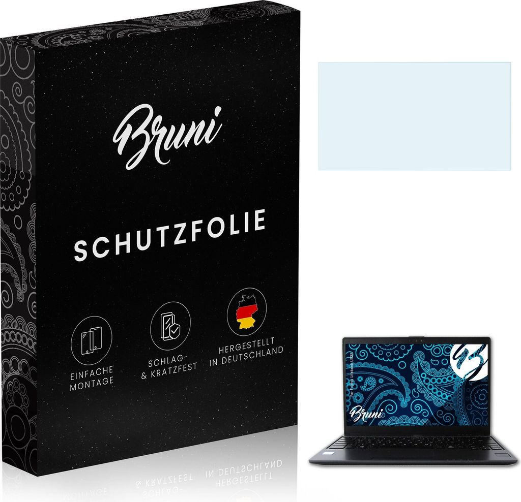 atFoliX 4061187830176, Laptop Bildschirmschutz, Transparent, Fujitsu, Lifebook U938, Klare Bildschirmschutzfolie, Kratzresistent