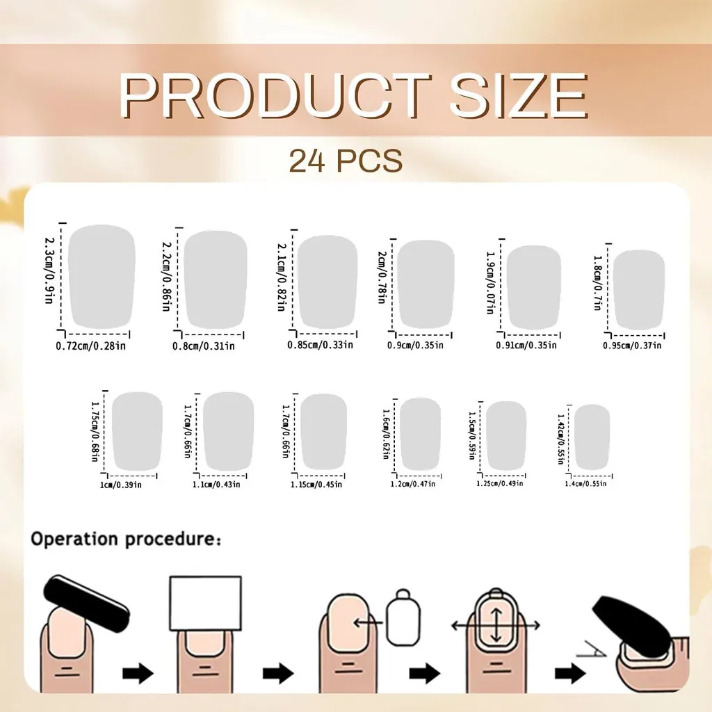 Faux Ongles Carrés Blancs Scintillants : Kit de 24 Press On Nails Chic
