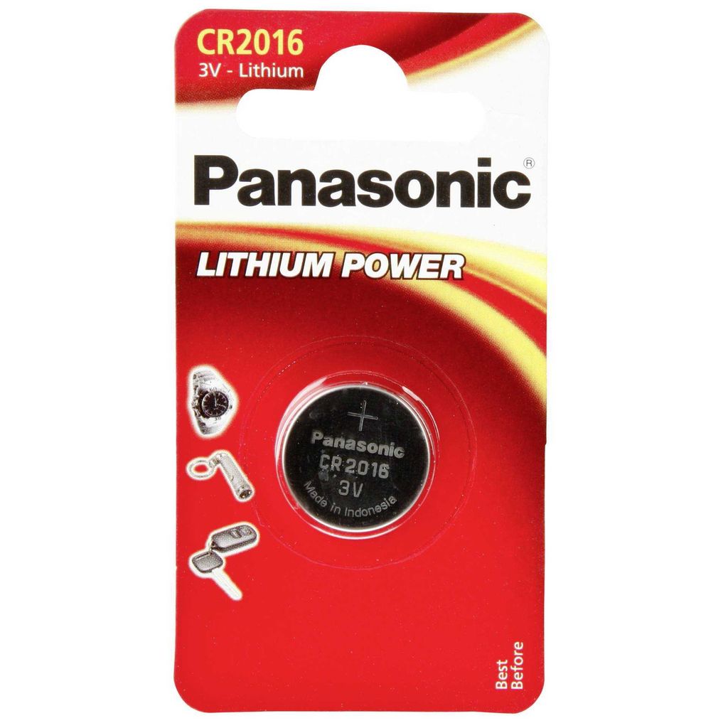 PANASONIC scheda a bottone CR2016 al litio Immagine del prodotto 