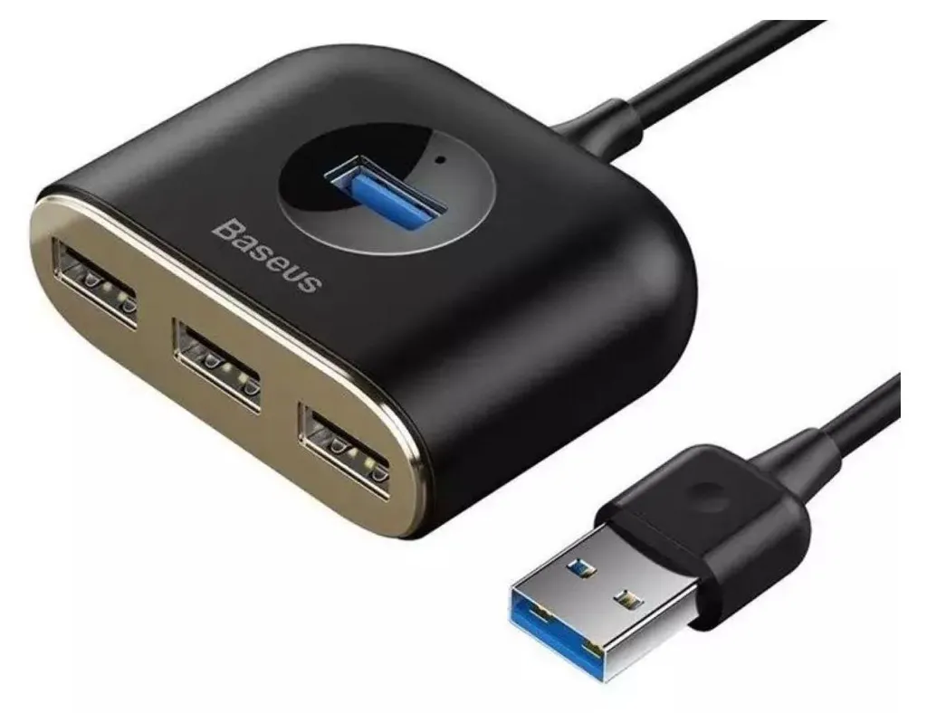 Baseus Hub USB 3.0 4-in-1 5Gbps - Splitter USB per Hard Disk 4TB - 13