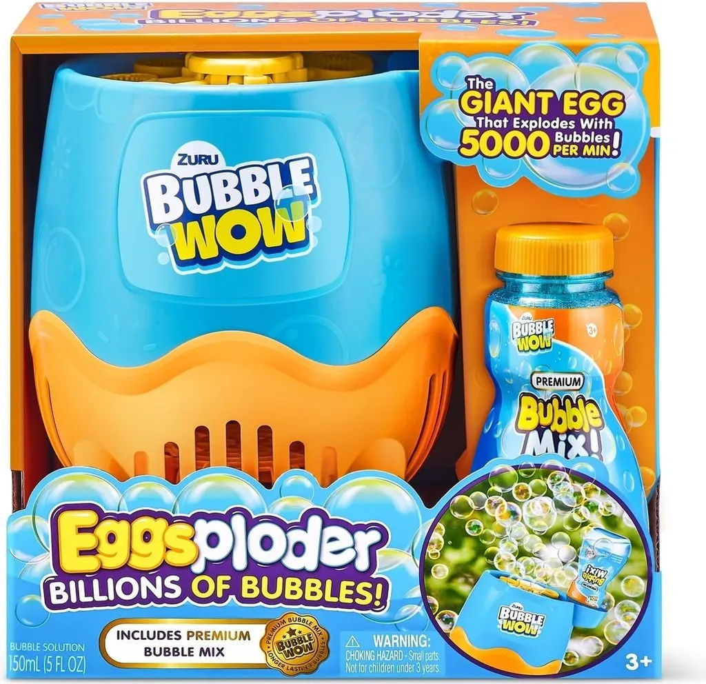 Fini les Bulles Manuelles avec le Zuru Eggsploder 11328 Automatique Puissant