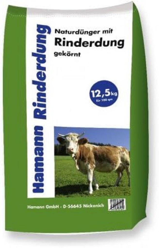 Hamann Mercatus Naturdünger mit Rinderdung 12,5 kg Produktbild 