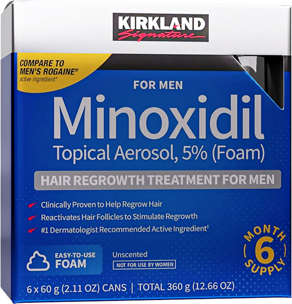 Kirkland Signature Minoxidil 5% Haarausfall Behandlung Foam Produktbild 