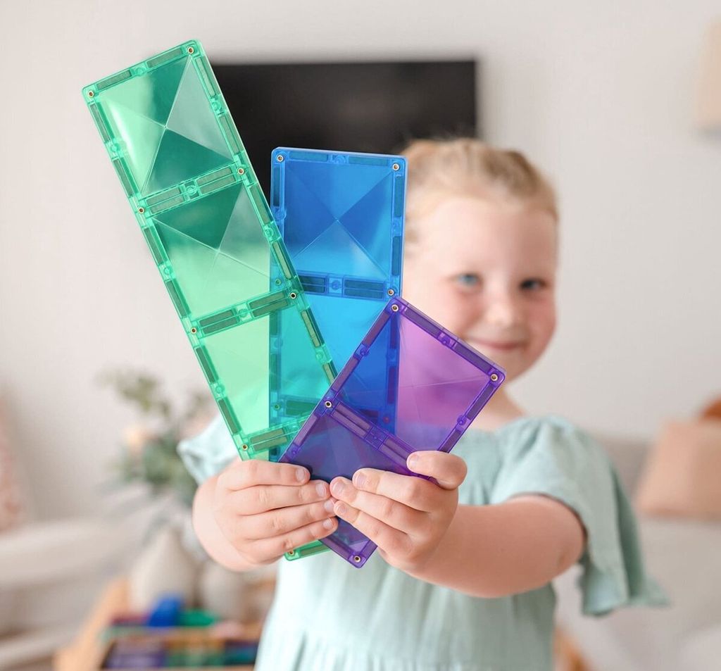 Čtvercové magnetické dlaždice Connetix sada 18 kusů Obrázek produktu 3