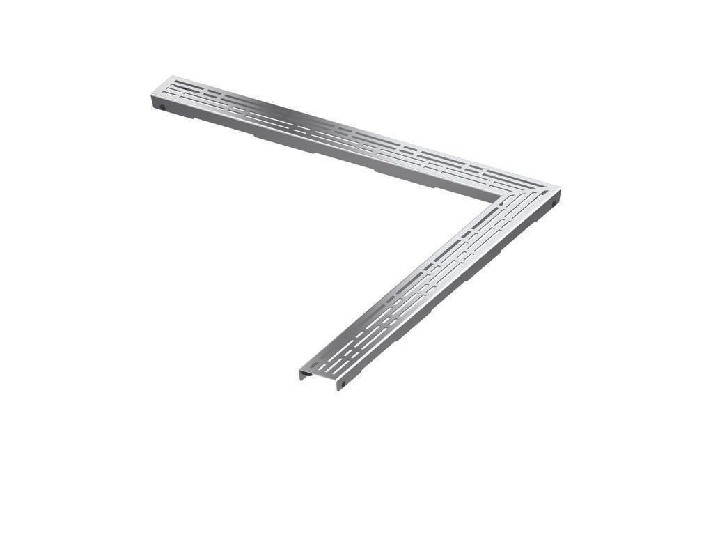 Designrost TECEdrainline "basic" für Winkelrinne 90 Grad, 1000mm, poliert, 611010