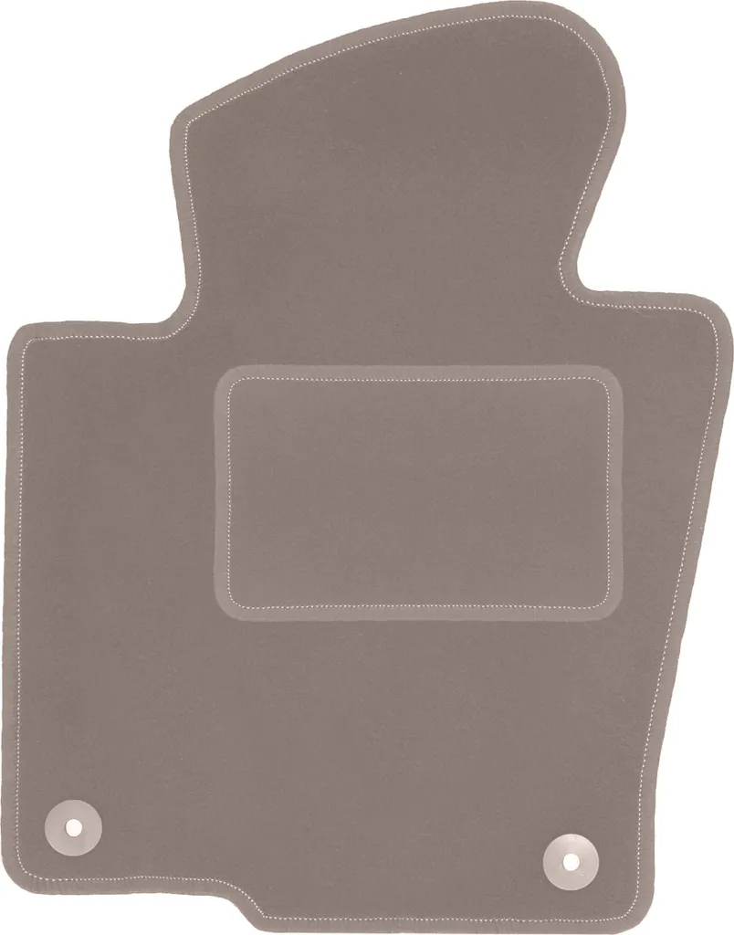 Tappetino Guida Volkswagen Passat B6 Beige Velluto 2005-2010
